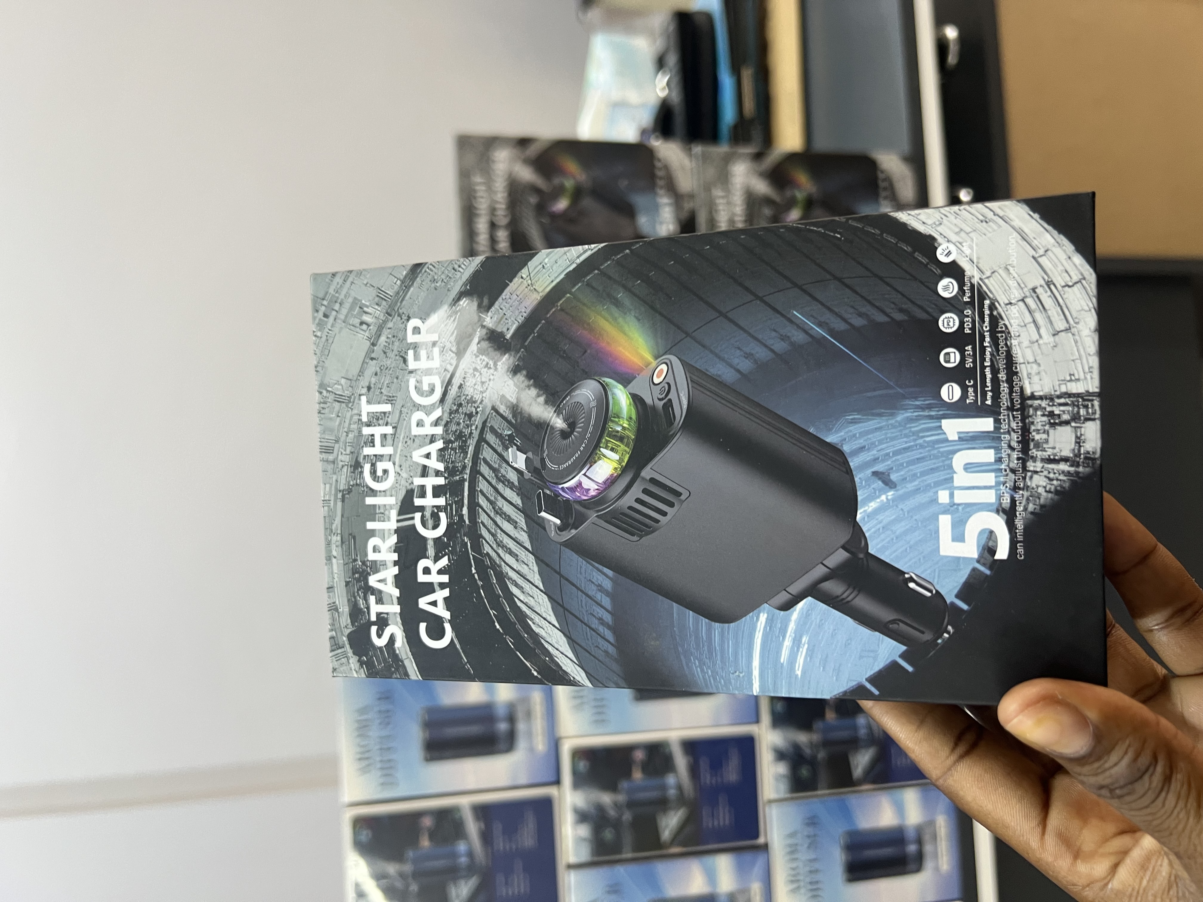 5 in 1 starlight car charger
