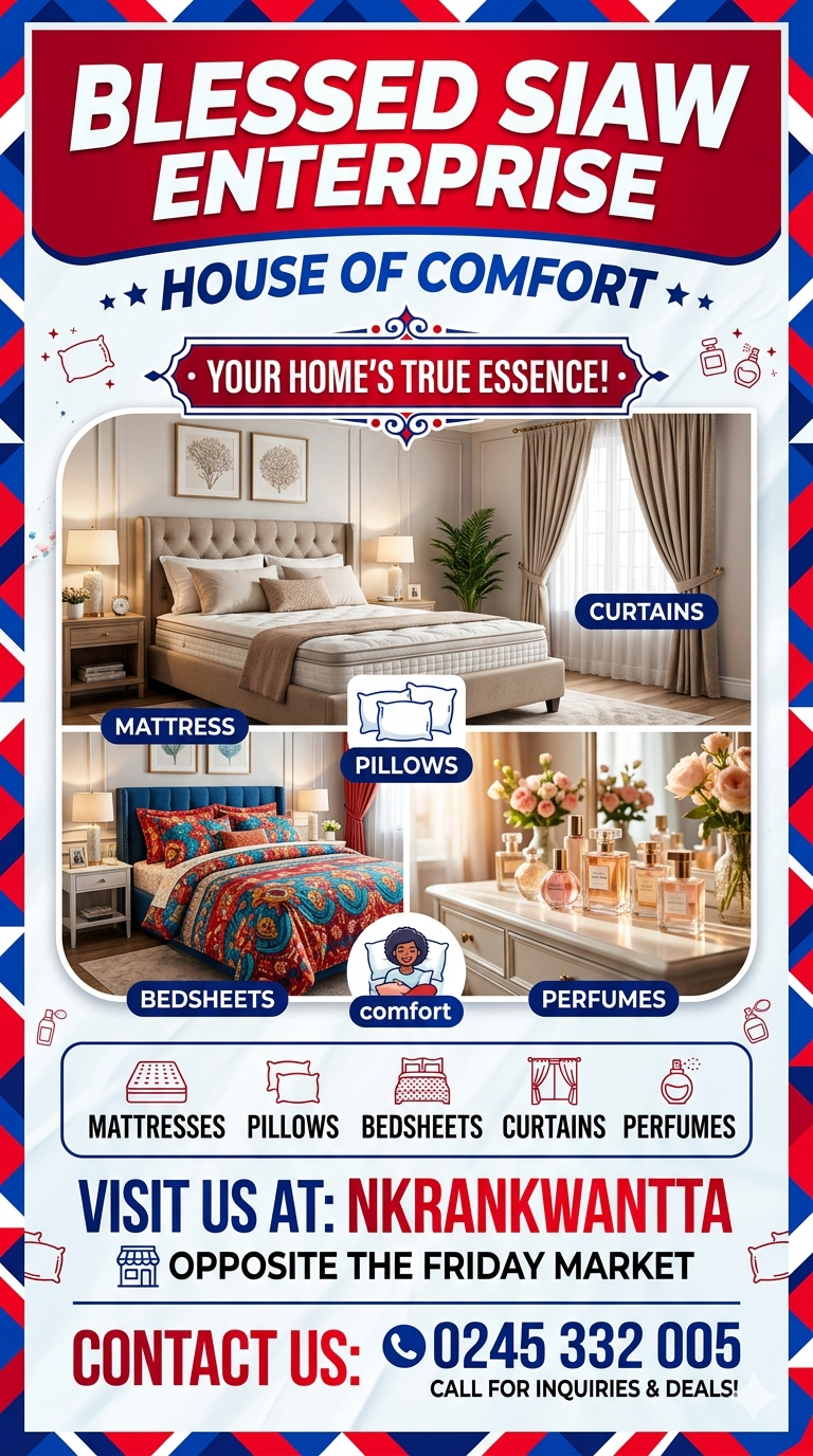 Blessed Siaw Enterprise – House of Comfort